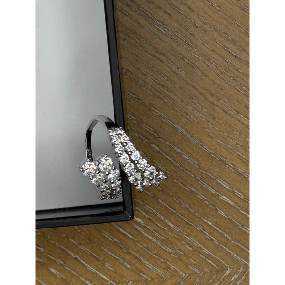 Giani Bernini Sterling Silver CZ Bypass Ring Size 7 | NWT - Picture 6 of 6